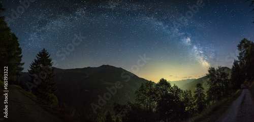 Obraz na płótnie Milky Way Arch w salonie