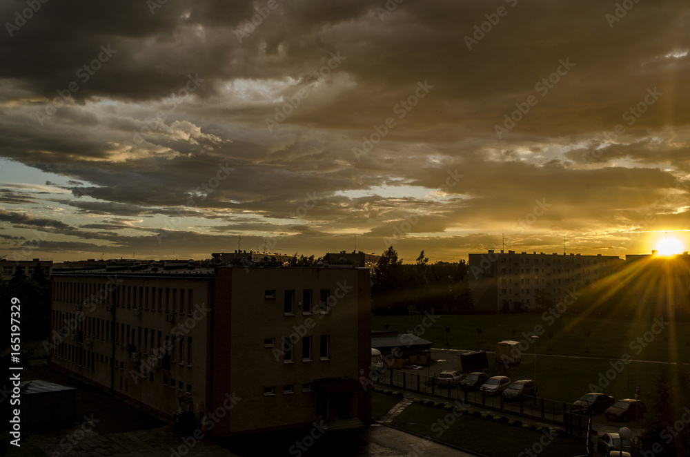 Obraz premium zachód słońca 