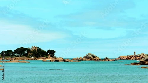 Tourony, Blick auf ein Schlösschen, chateau de costaeres, Bretagne
 photo