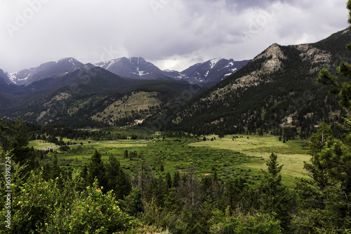 Valley in the Rocky Mountains of Colorado