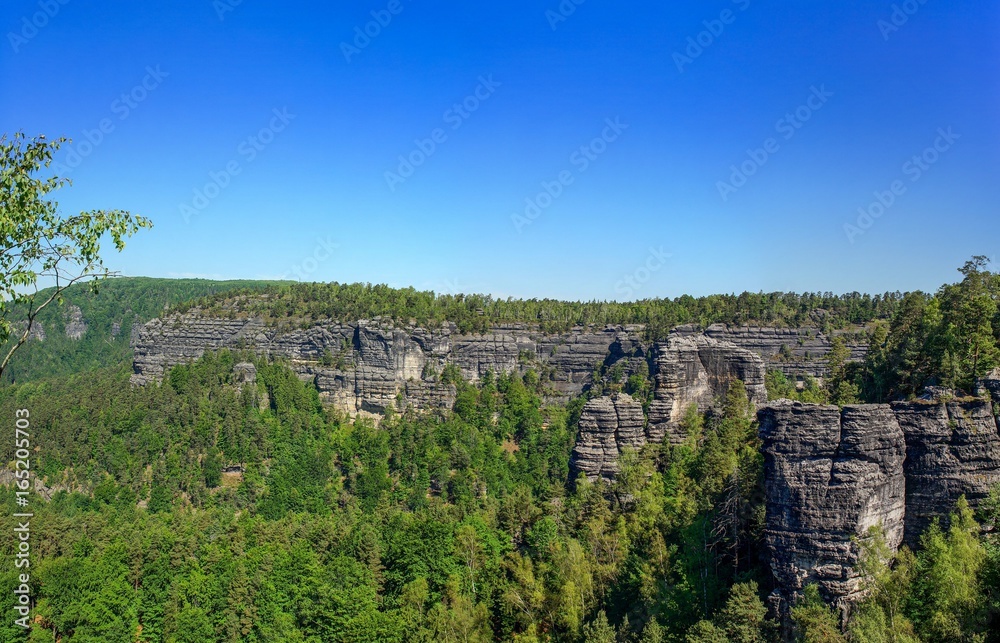 Sächsische Schweiz 2017 Wandern Berge Natur