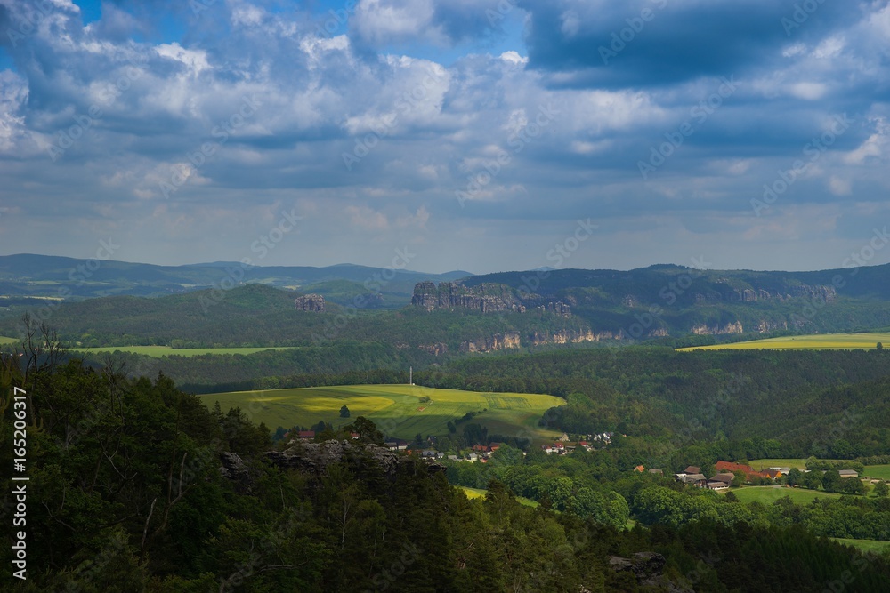 Sächsische Schweiz 2017 Wandern Berge Natur