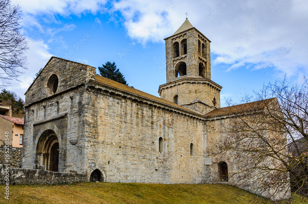 Romanesque church in Camprodon, Spain