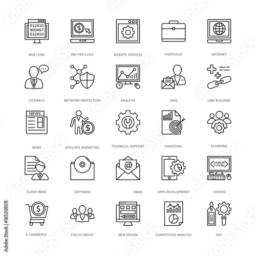 Web Design and Development Vector Icons 7