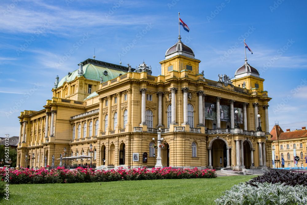 Fototapeta premium Der Kunstpavillon von Zagreb
