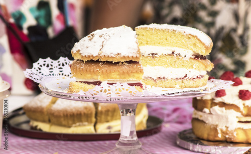 Tockenham Summer Fair cake stall photo