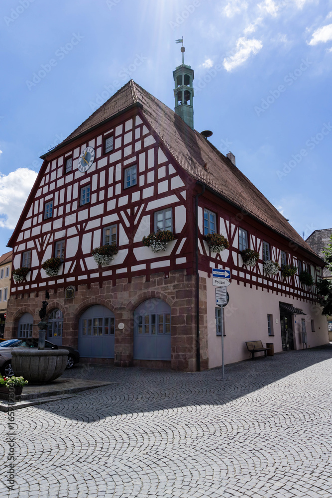 Rathaus in Hilpolstein in Franken