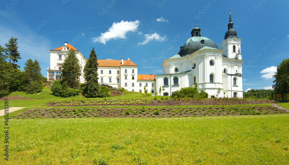 Church in town of Krtiny, Czech Republic Church in town of Krtiny, Czech Republic