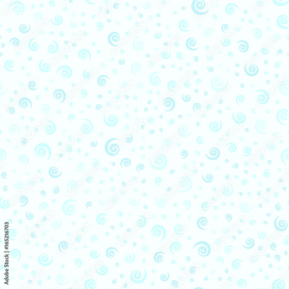 Cyan spiral pattern. Seamless vector Cyan spiral pattern. Seamless vector