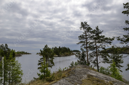 Lake Ladoga, islands on the Ladoga