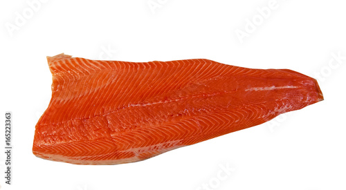 Piece of fresh rainbow trout