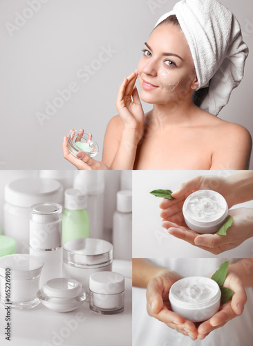 Collage for anti acne mask ...