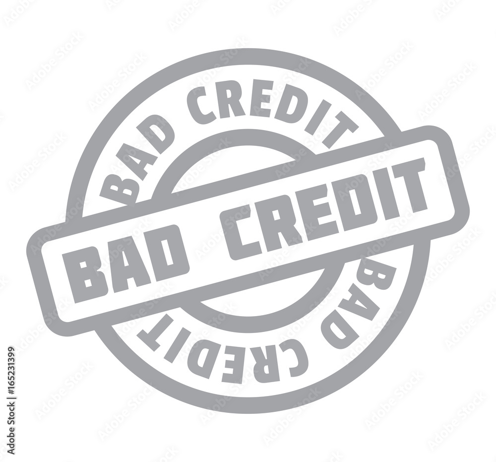 Bad Credit rubber stamp. Grunge design with dust scratches. Effects can be easily removed for a clean, crisp look. Color is easily changed. Bad Credit rubber stamp. Grunge design with dust scratches. Effects can be easily removed for a clean, crisp look. Color is easily changed.