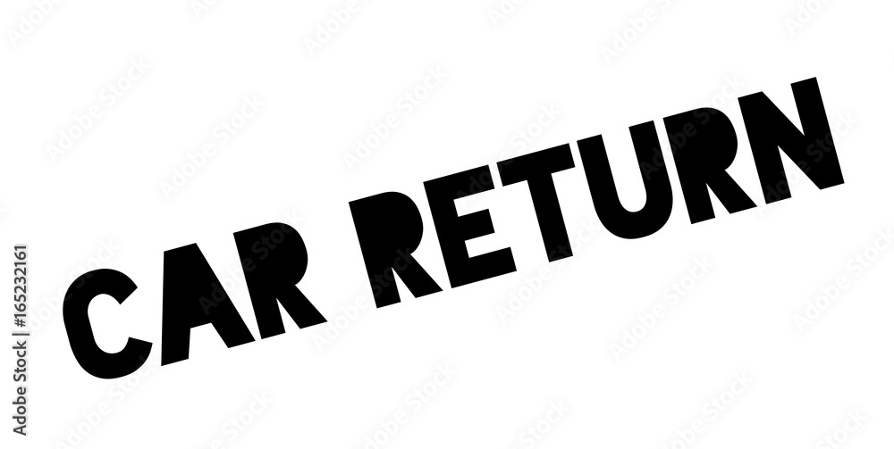 Car Return rubber stamp. Grunge design with dust scratches. Effects can be easily removed for a clean, crisp look. Color is easily changed. Car Return rubber stamp. Grunge design with dust scratches. Effects can be easily removed for a clean, crisp look. Color is easily changed.