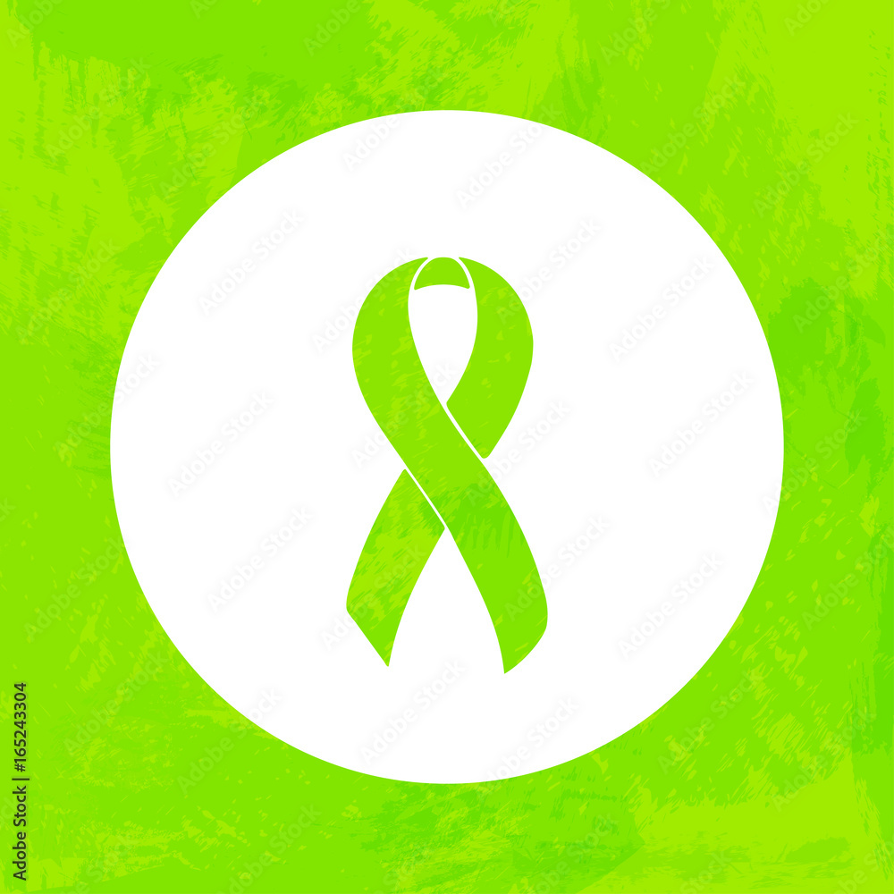 Lime Green awareness ribbon. Cyclindependent kinaselike 5, CDKL5