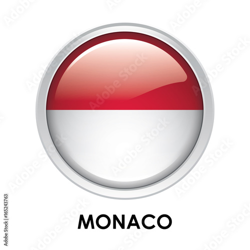 Round flag of Monaco Free Download Round flag of Monaco - GFXLoad