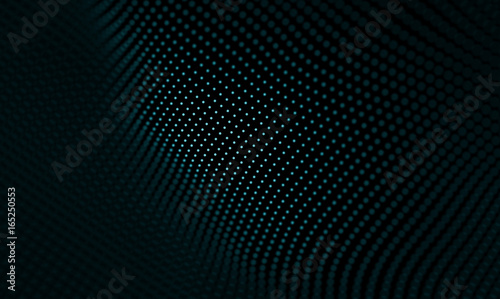 Abstract Blue Geometrical Background . Futuristic technology style. Neon Sign . Futuristic Technology HUD Element . Elegant Abstract background . Big data visualization .