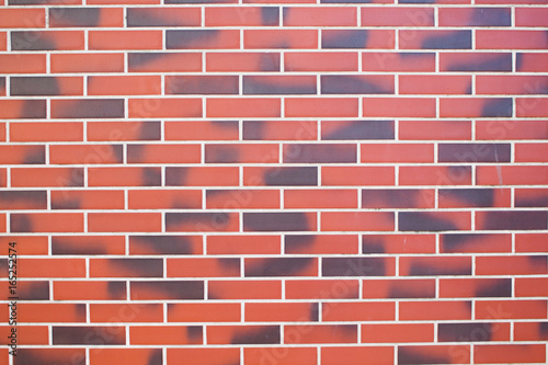 old brick wall of red brick123