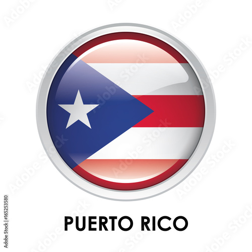 Free Download Round flag of Puerto Rico - GFXLoad