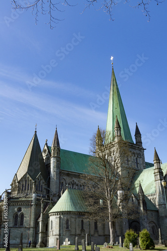 Nidaros Cathedral in Trondheim, Norway