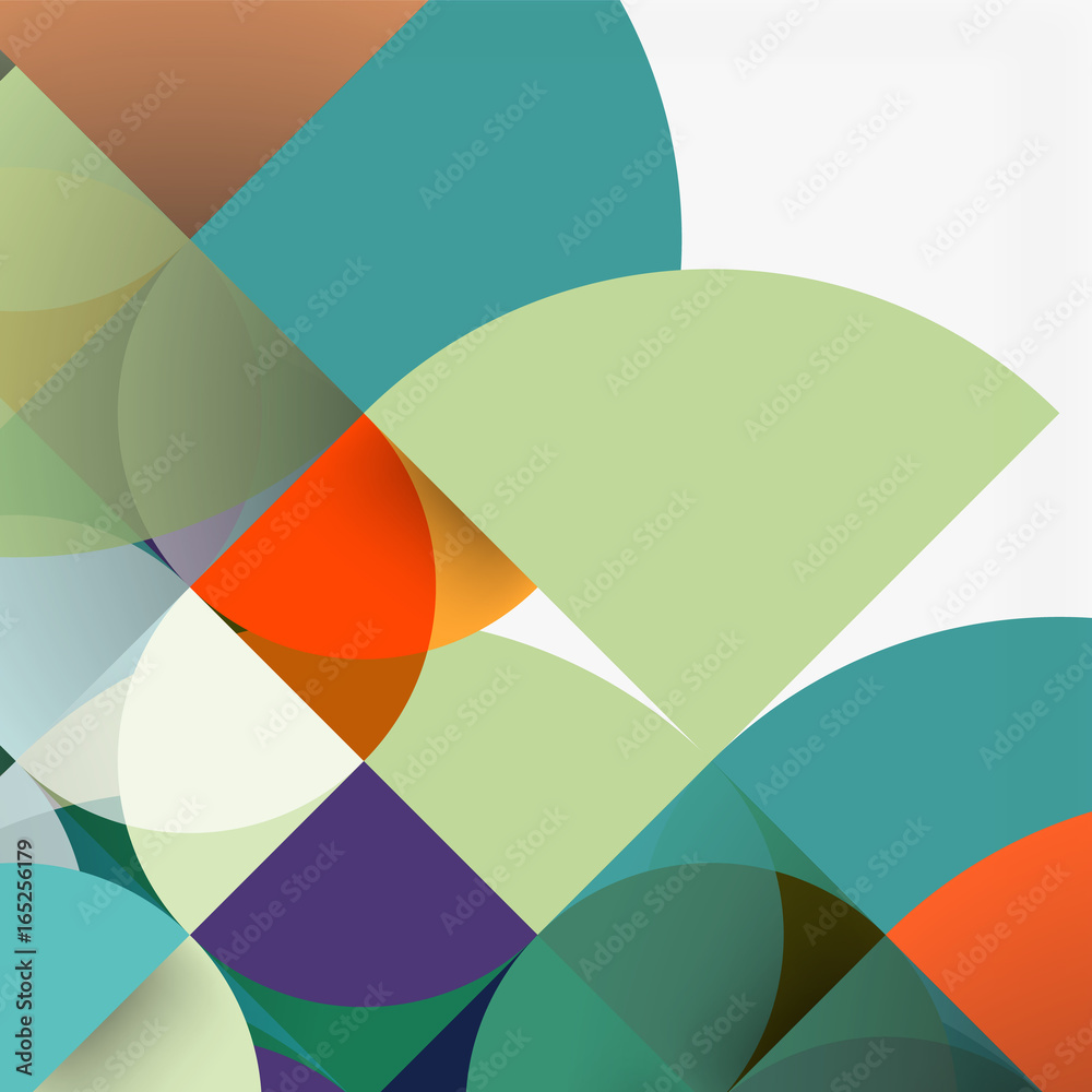 Cut paper circles, mosaic mix geometric pattern design Cut paper circles, mosaic mix geometric pattern design