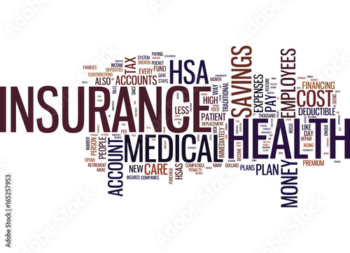 THE NEW WAY TO LOWER THE COST OF HEALTH INSURANCE Text Background Word Cloud Concept