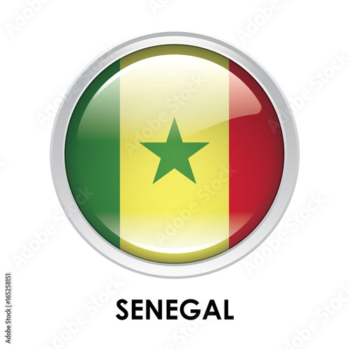 Round flag of Senegal Free Download Round flag of Senegal - GFXLoad