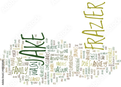 THE NEUROTIC DOGS Text Background Word Cloud Concept photo