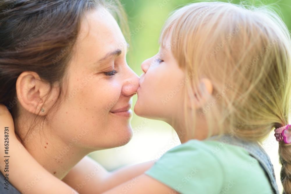 Mother and daughter.