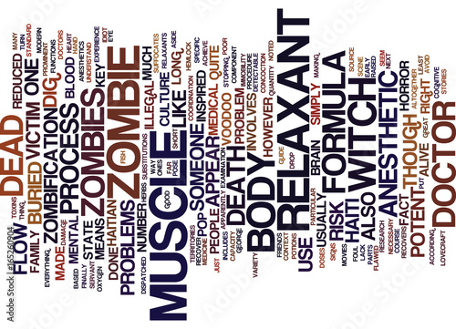 THE MEDICAL IDIOT S GUIDE TO ZOMBIES Text Background Word Cloud Concept