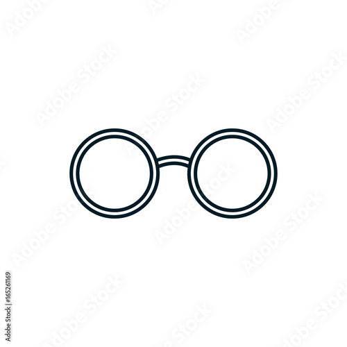 glasses elegance - Simple icon