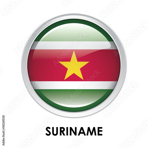 Round flag of Suriname Free Download Round flag of Suriname - GFXLoad