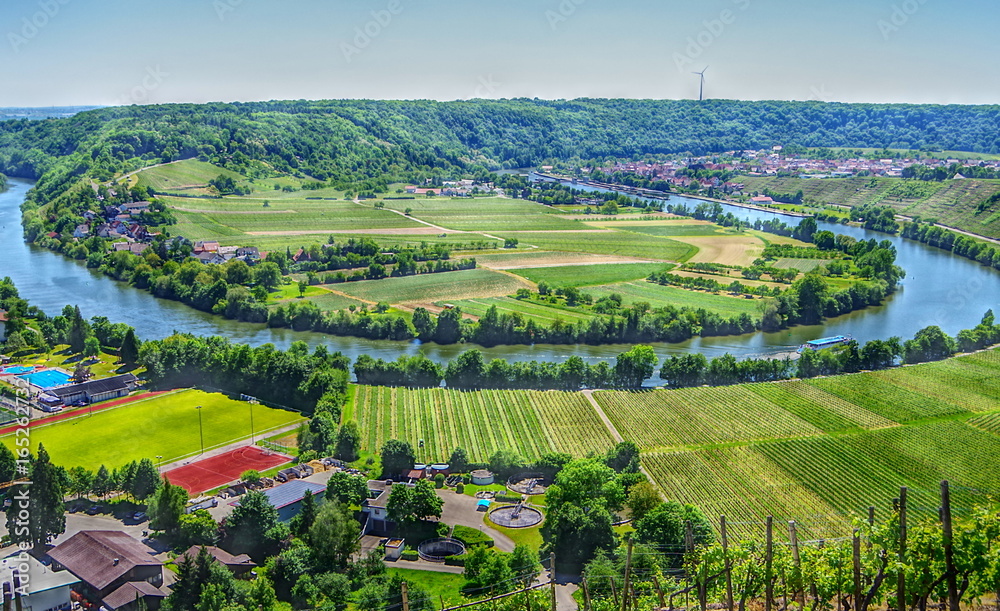 Flußschleife in Süddeutschland