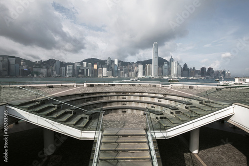 Canvas Print hongkong victoria harbor