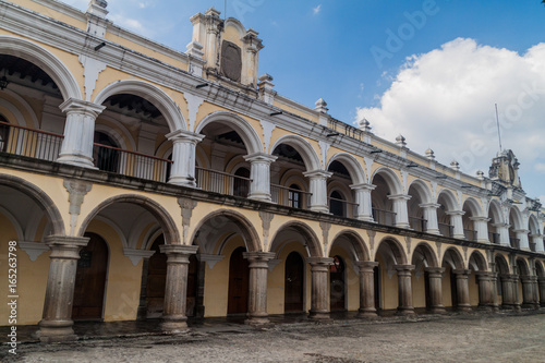 Palacio de los Capitanes Generales (Palace of the Captains General) in Antigua, Guatemala.
