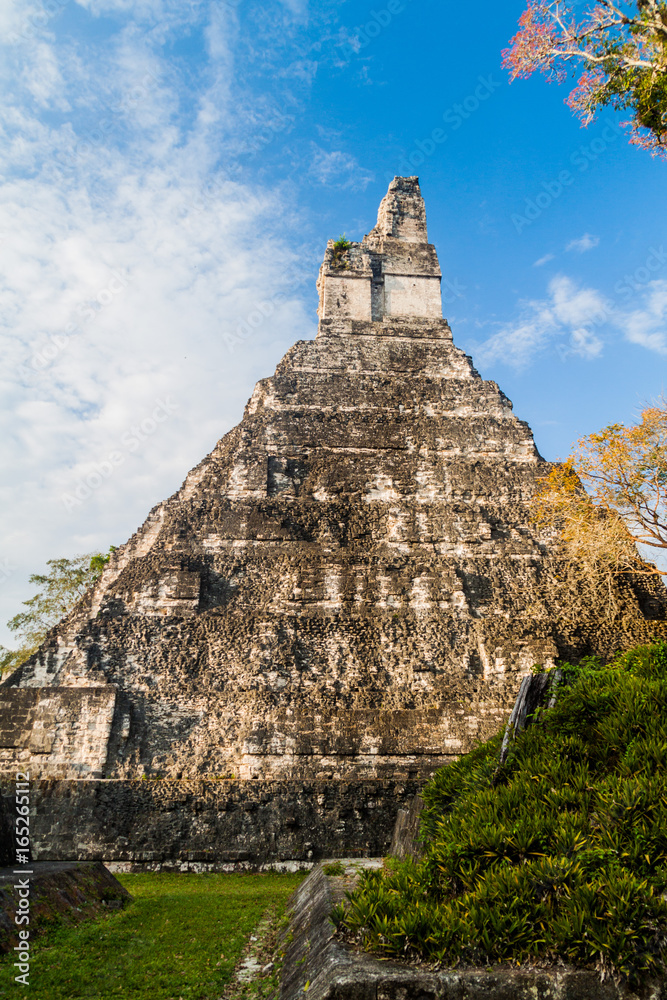 Temple I at the archaeological site Tikal, Guatemala Temple I at the archaeological site Tikal, Guatemala