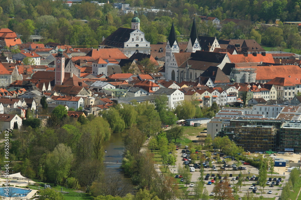 Die Stadt Eichstätt im Altmühltal - Panoramablick