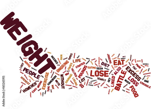 THE EASY DIET TO HELP YOU TO LOSE THOSE EXCESS POUNDS Text Background Word Cloud Concept