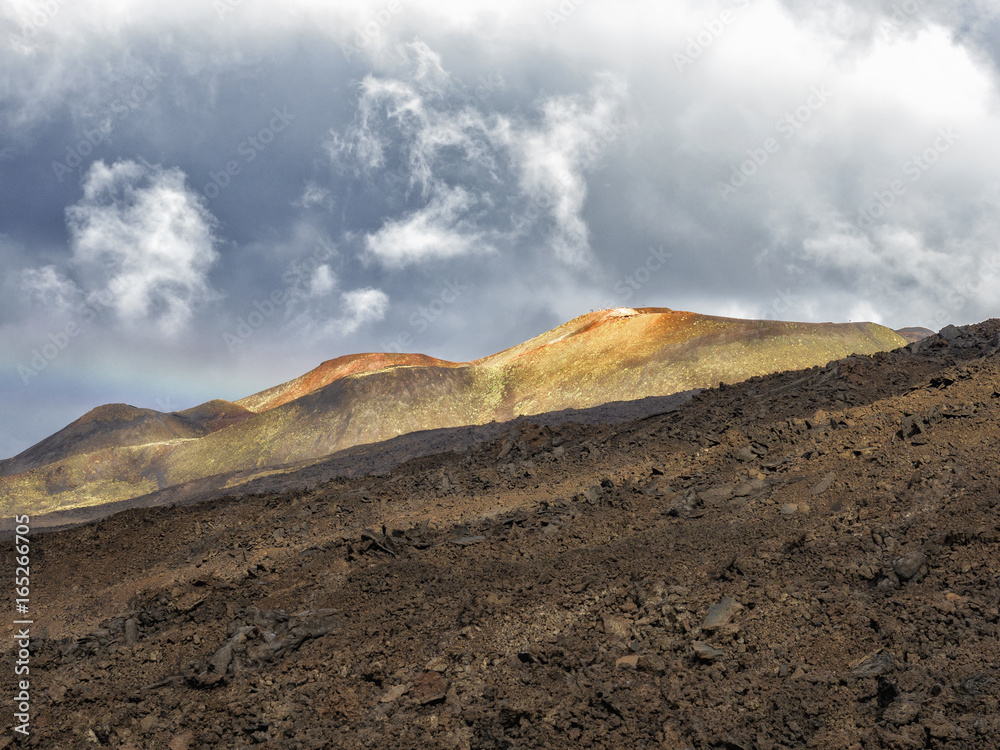 Etna aktiver Vulkan auf Sizilien