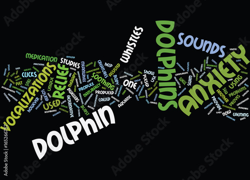 THE DOLPHIN DRUG Text Background Word Cloud Concept