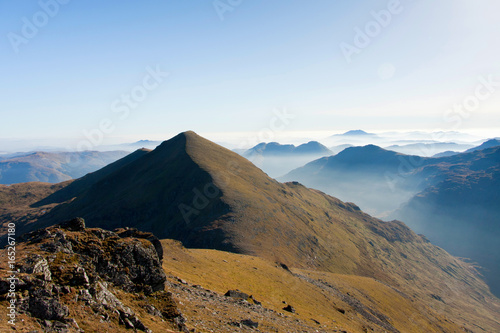 Mountain Scenere with Ben More atthe foreground on the Highlands of Scotland. UK, Europe