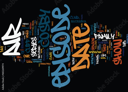 THE COSBY SHOW DVD REVIEW Text Background Word Cloud Concept