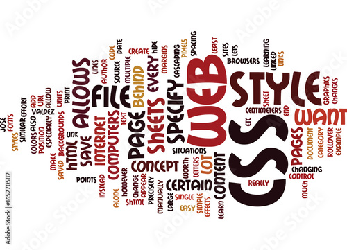 THE CONCEPT BEHIND CSS Text Background Word Cloud Concept