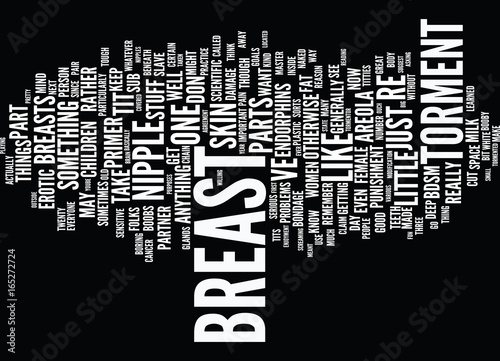 THE BREAST PUNISHMENT PRIMER PART Text Background Word Cloud Concept