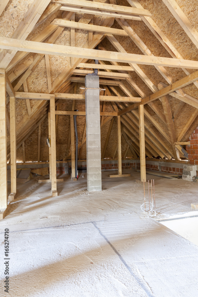 attic under construction