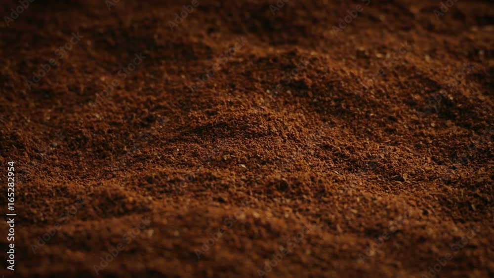 Ground Coffee Rotating Ground Coffee Rotating