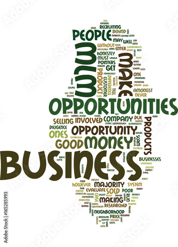 MLM BUSINESS OPPORTUNITIES ARE THERE ANY GOOD ONES Text Background Word Cloud Concept