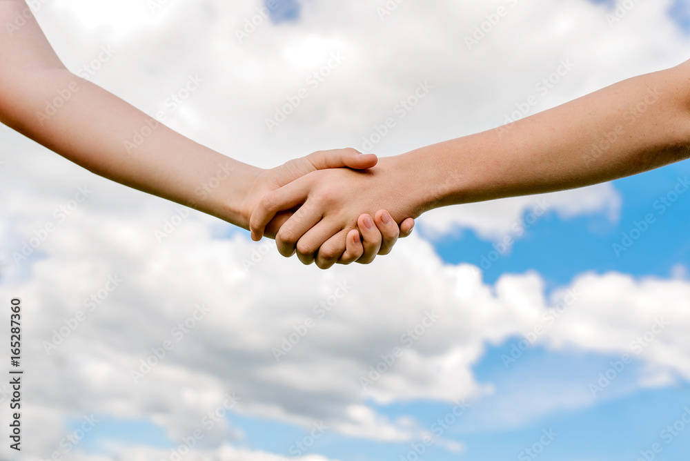 two men shake hands two men shake hands