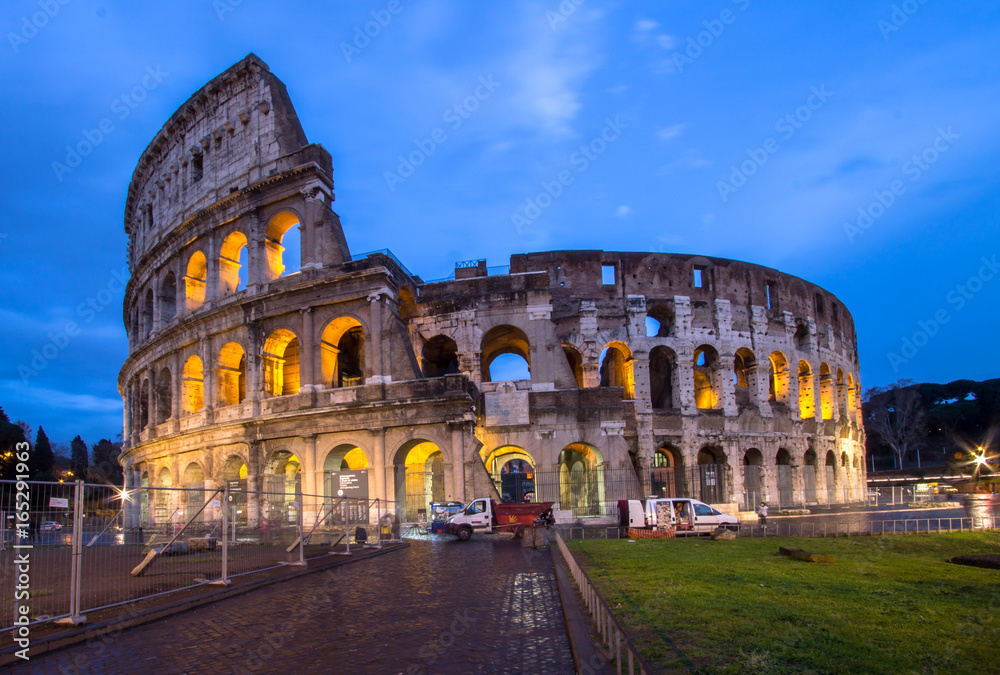 The Coloseum of Rome, Italy