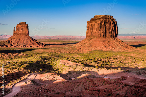 Sunset on Monument Valley